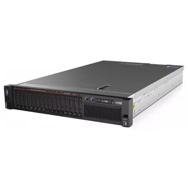 A sleek rack-mounted server featuring multiple drive bays and advanced connectivity options, designed for data-intensive applications.