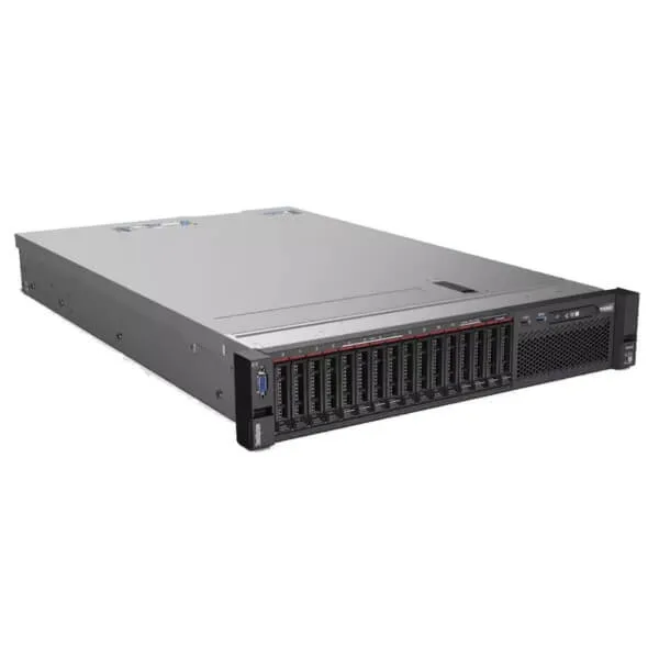 A sleek, modern rackmount server featuring multiple drive bays and connectivity options, designed for high-performance computing.