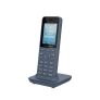 A cordless telephone with a charging base displaying the time "11:40 AM" and the text "Connecting the world."