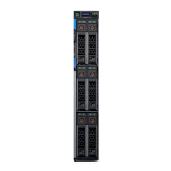 Server Rack Unit::A vertical view of a server rack unit featuring multiple storage slots and indicator lights.