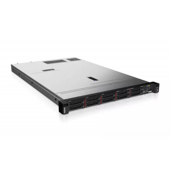 A sleek server rack unit with multiple drive bays, designed for efficient data storage and processing.