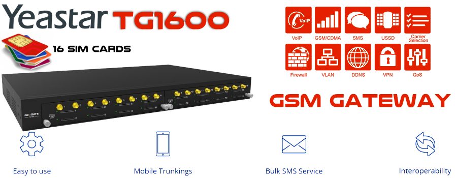 Yeastar TG1600 GSM Gateway Dubai