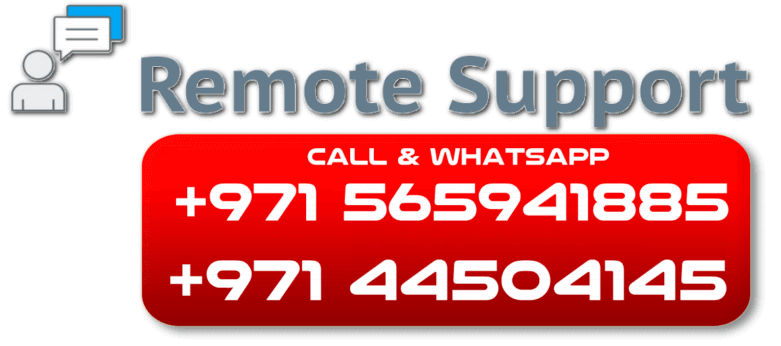 phone remote support dubai