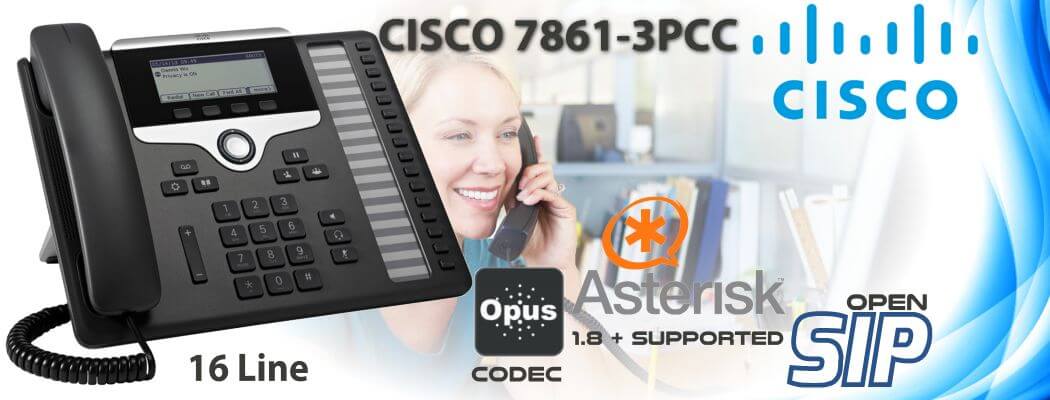Cisco CP-7861-3PCC Open SIP Phone Dubai