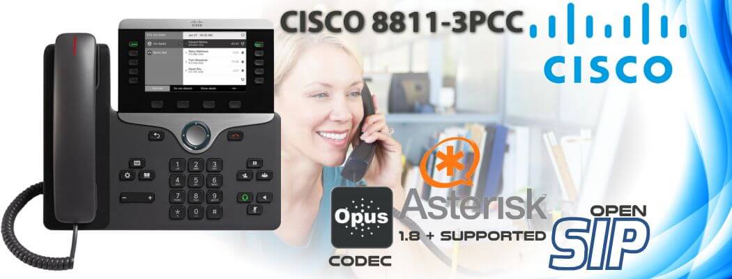 Cisco CP-8811-3PCC Open SIP Phone Dubai