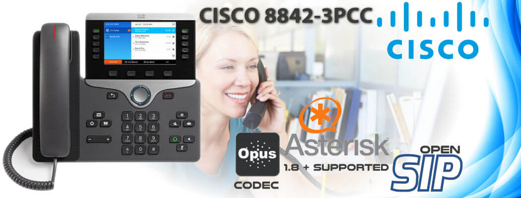 Cisco CP-8842-3PCC Open SIP Phone Dubai