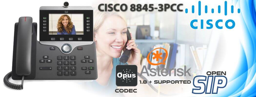 Cisco CP-8845-3PCC Open SIP Phone Dubai