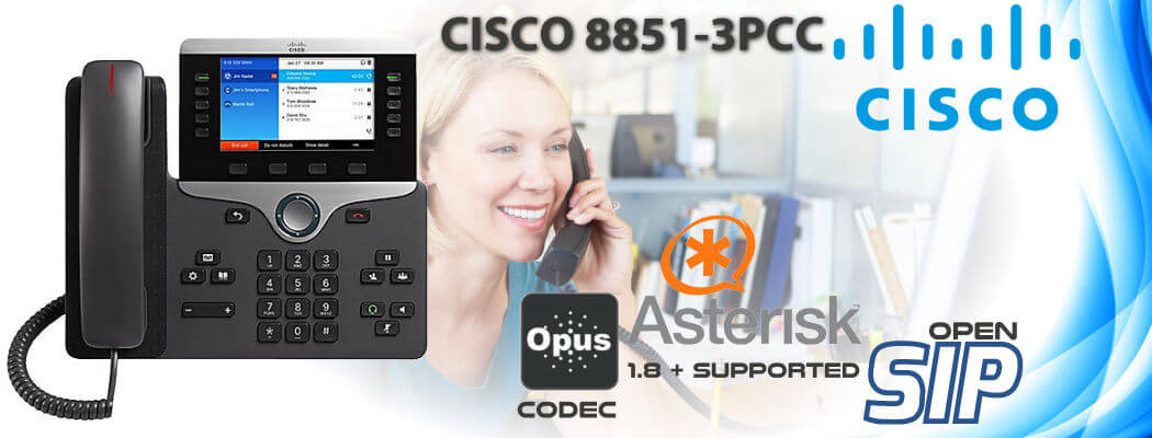 Cisco CP-8851-3PCC Open SIP Phone Dubai