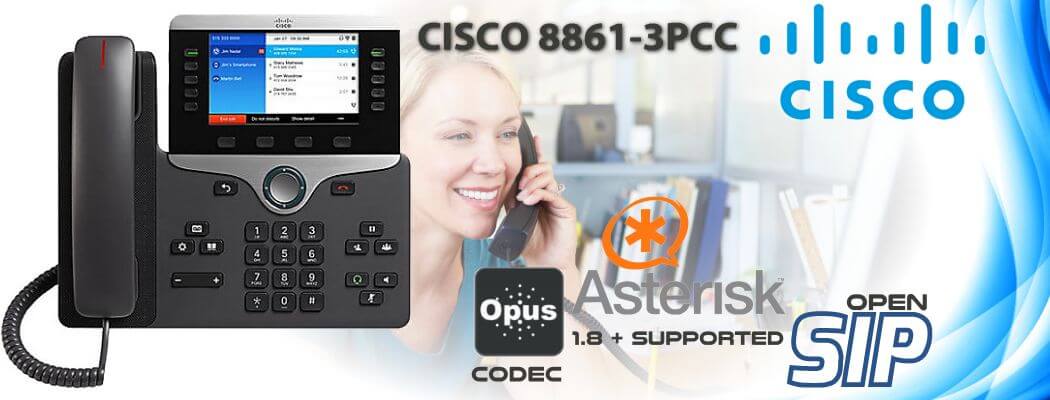 Cisco CP-8861-3PCC Open SIP Phone Dubai