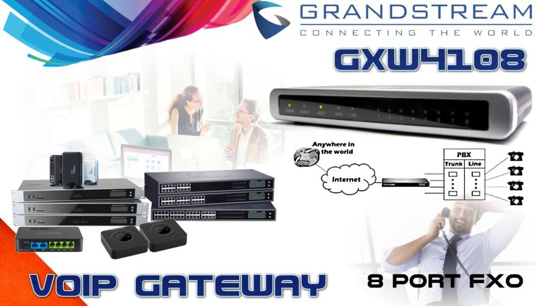 grandstream gxw4108 voip gateway