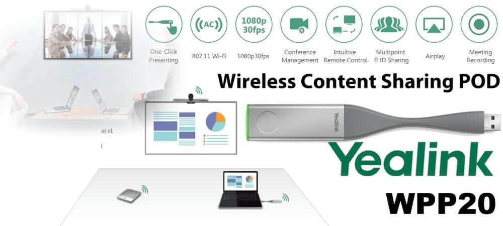 yealink wireless content sharing pod dubai