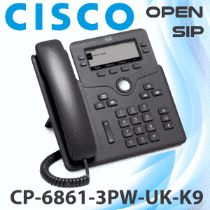 Cisco CP6861 3PW UK K9 SIP Phone Dubai