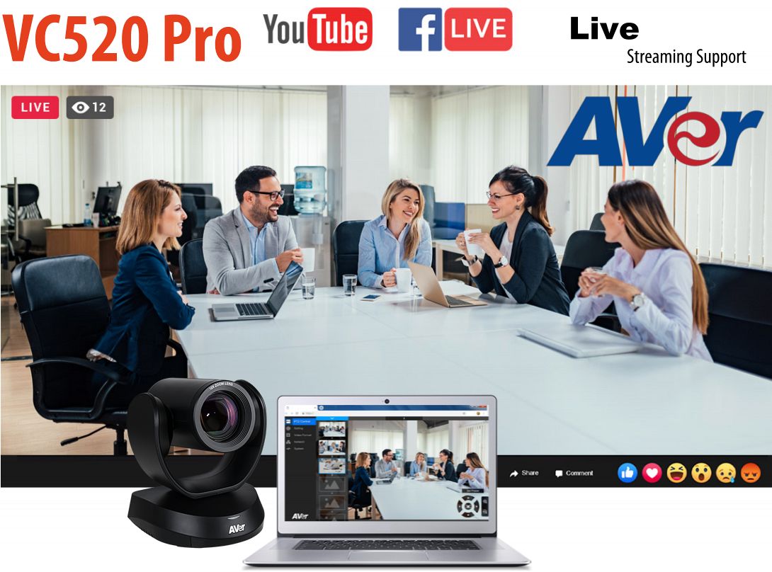 Aver Cam520pro Stsreaming Camera Dubai