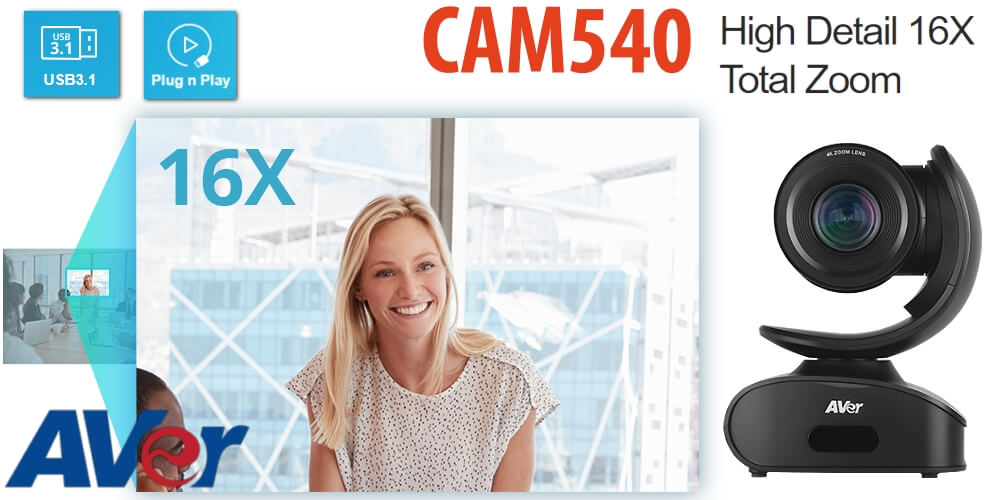 Aver Cam540 Zoom Room Camera Abudhabi