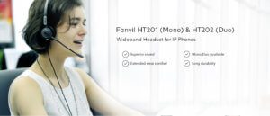 Fanvil Ht201 Headset Abudhabi