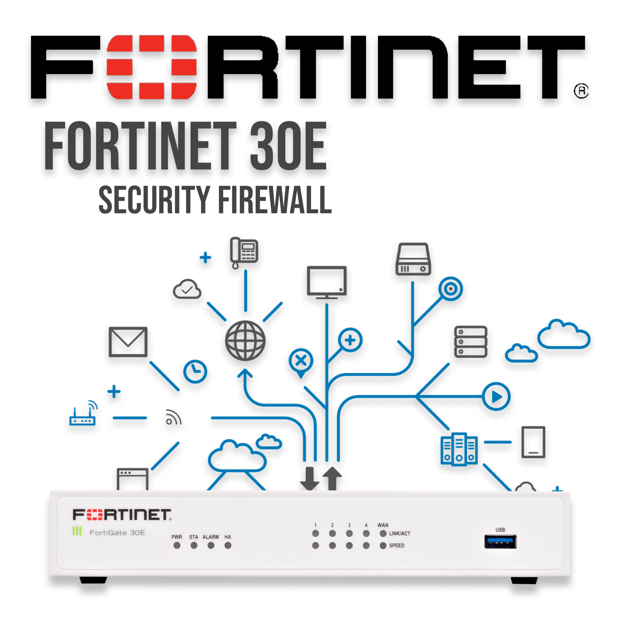 Fortinet FortiGate 30E Web Filtering Firewall Dubai