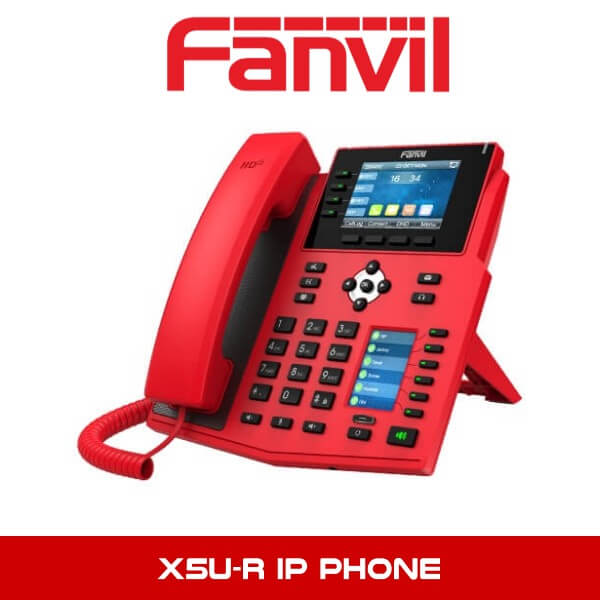 Fanvil X5u R Special Red Ip Phone Uae