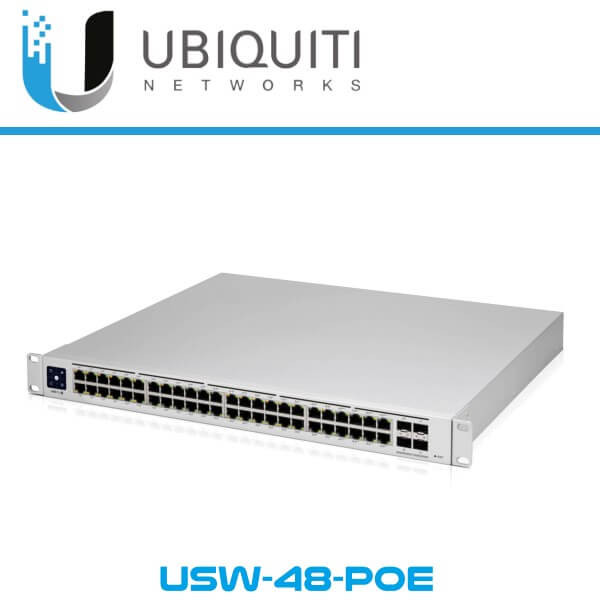 Ubiquiti UniFi Switch Lite 8 PoE | 8-Port Gigabit Switch with 4 PoE+  802.3at Ports (USW-Lite-8-PoE),White
