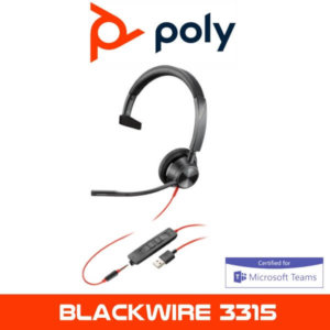 Poly Blackwire3315 USB A Teams Dubai