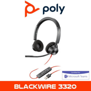 Poly Blackwire3320 USB A Teams Dubai