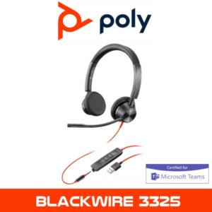Poly Blackwire3325 USB A Teams Dubai
