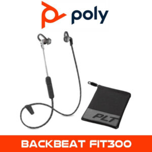 poly backbeat fit300 black includes sport mesh pouch dubai