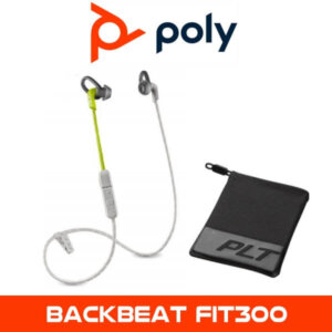 poly backbeat fit300 lime green includes sport mesh pouch dubai