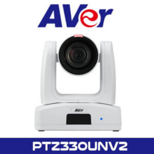 An AVer PTZ camera model PTZ330UNV2 on a white background.