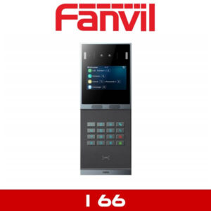 Fanvil I6 SIP Video Door Phone displayed on a white background with logo and model number above and below the device.