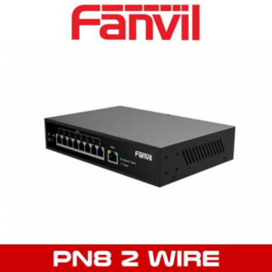 Fanvil branded PN8 2 Wire network switch with multiple Ethernet ports on a white background.