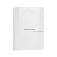 A Grandstream wireless VoIP gateway with LED indicator lights on the front panel.