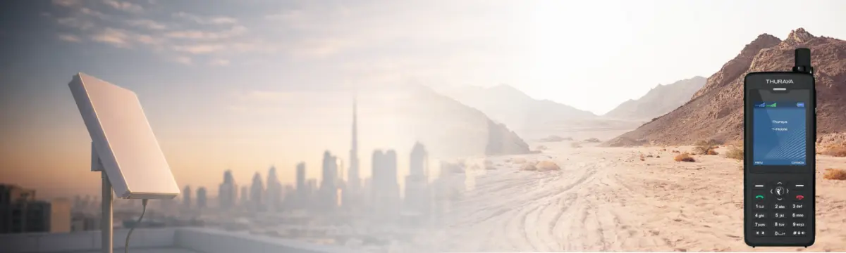 satellite connectivity Dubai Starlink Thuraya Iridium satellite phones internet