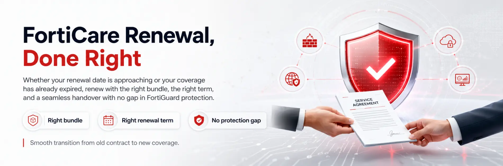 FortiCare license renewal Dubai UAE — authorised Fortinet partner Vector Dubai